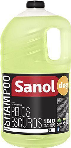 Shampoo Pelos Escuros Sanol Dog 5L