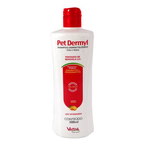 Tudo sobre 'Shampoo Pet Dermyl 500ml Vansil'