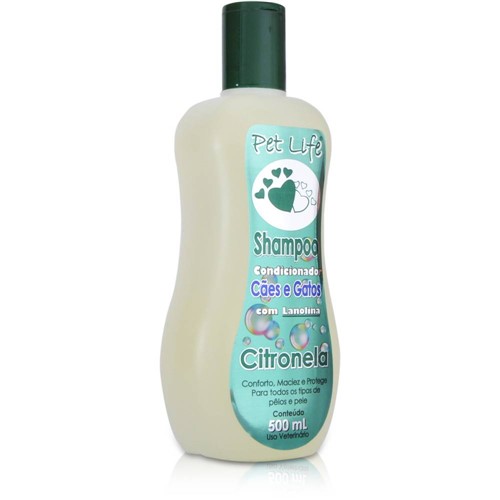 Shampoo Pet Life Citronela 500 Ml