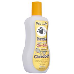 Shampoo Pet Life Clareador 500 Ml