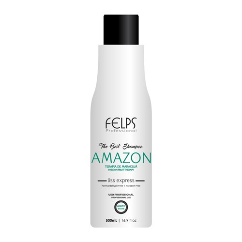 Shampoo que Alisa Amazon Felps Profissional The Best 500ml