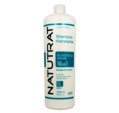 Tudo sobre 'Shampoo Reconstrução Máxima Natutrat 10 em 1 Profissional 1L - Skafe'
