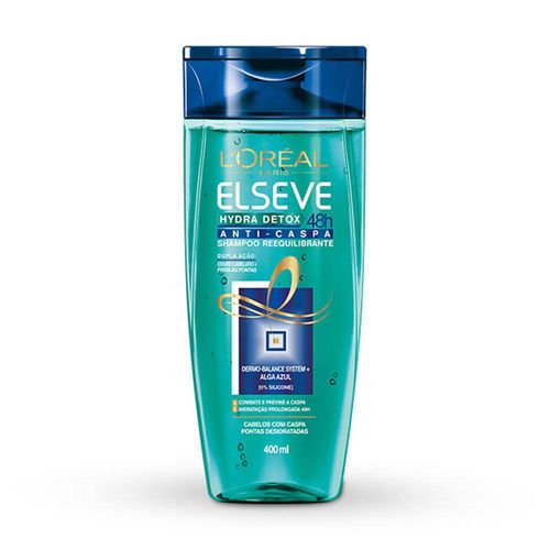 Shampoo Reequilibrante Elseve Hydra-Detox Anti-Caspa