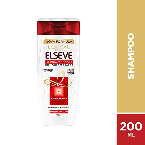 Shampoo Reparação Total 5+ Shampoo Elseve 200 Ml, L'Oréal Paris
