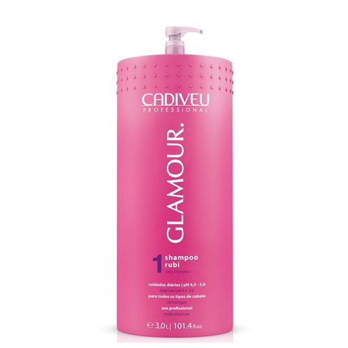 Shampoo Rubi Cadiveu Glamour 3000Ml