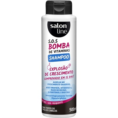 Shampoo S.O.S Bomba de Vitaminas 500ml Salon Line