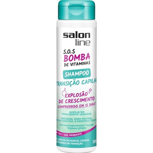 Shampoo S.o.s Bomba Transição Capilar Salon Line 300Ml -Salon Line