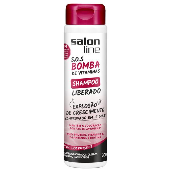Shampoo Salon Line S.O.S Bomba de Vitaminas Liberado 300ml