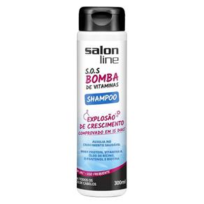 Shampoo Salon Line S.O.S BOMBA Explosão de Crescimento - 300ml