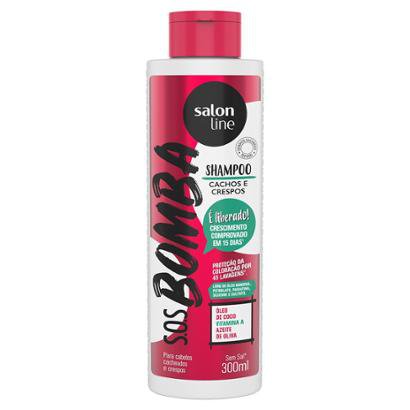 Shampoo Salon Line - S.O.S Bomba Vitaminas Liberado Cachos e Crespos - 300Ml