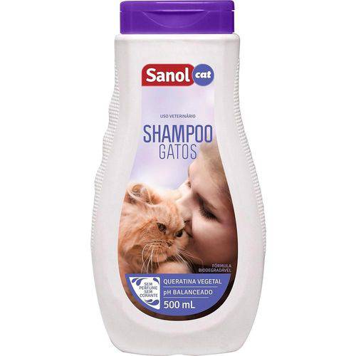 Shampoo Sanol Cat Gatos 500ml