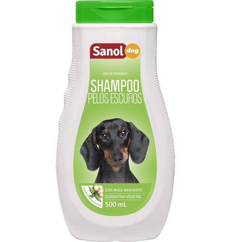 Shampoo Sanol Dog Cães de Pelos Escuros