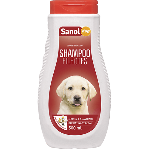 Shampoo Sanol Dog Neutro para Cães Filhotes 500ml