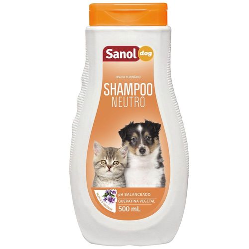 Shampoo Sanol Dog para Cães e Gatos Neutro