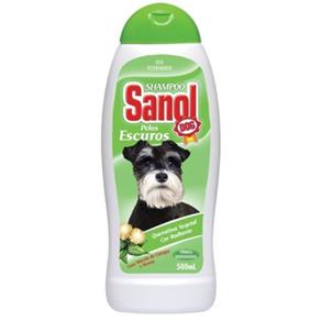 Shampoo Sanol Dog Pelos Escuros - 500ml
