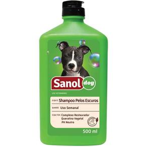 Shampoo Sanol Dog Pelos Escuros