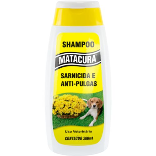 Shampoo Sarnicida e Antipulgas Matacura 200ml