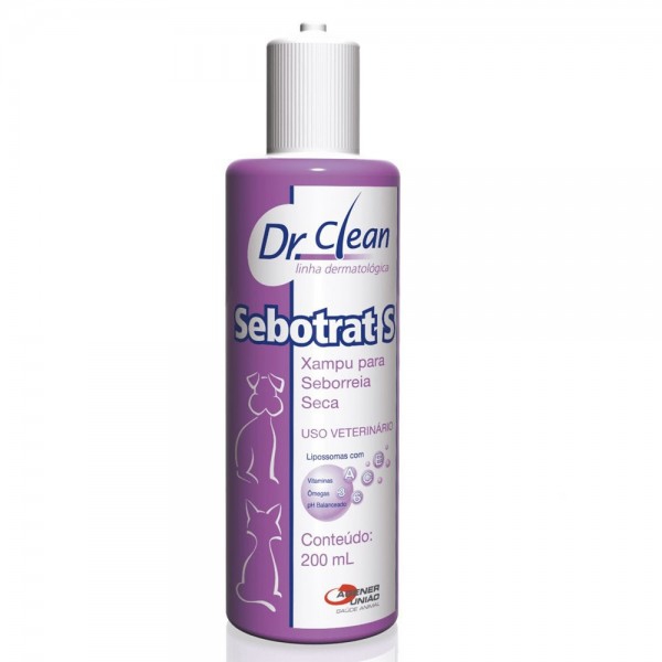 Shampoo Sebotrat "S" Dr.Clean 200ML - Agener