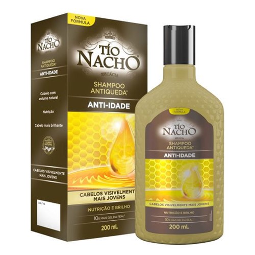 Shampoo Tio Nacho Antiqueda Anti Idade 200ml