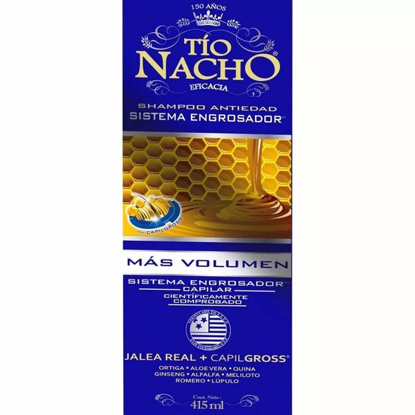 Shampoo Tio Nacho Antiqueda Engrossador Capilgross 415ml - Genomma