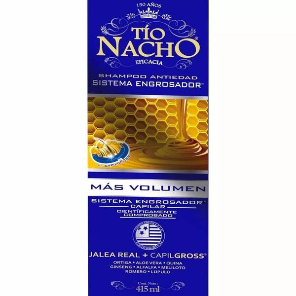 Shampoo Tio Nacho Antiqueda Engrossador Capilgross 415ml - Genomma