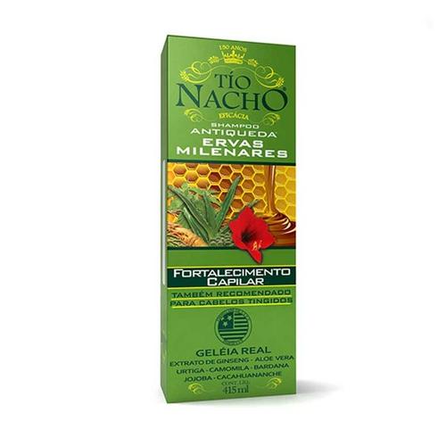 Shampoo Tio Nacho Antiqueda Ervas Milenares Com 415 Ml