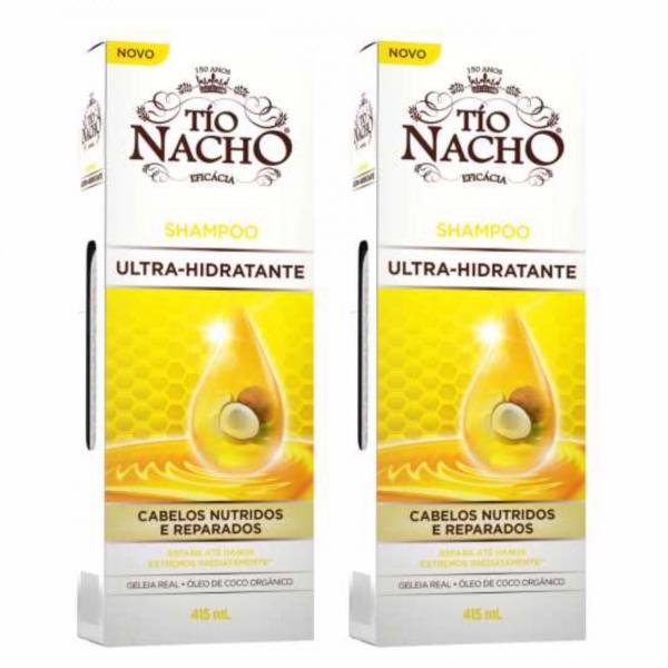 Shampoo Tio Nacho Ultra Hidratante 415ml 2 Unidades - Genomma