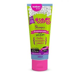 Shampoo Tratamento Salon Line Pra Arrasar Cachos Ressecados Jamais! 200ml