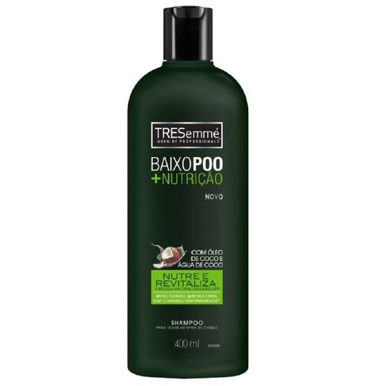 Shampoo Tresemme Baixo Poo + Nutrição 400ml