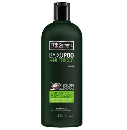 Shampoo Tresémme Baixo Poo + Nutrição 400Ml