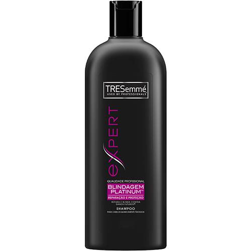 Tamanhos, Medidas e Dimensões do produto Shampoo TRESemmé Blindagem Platinum 400ml