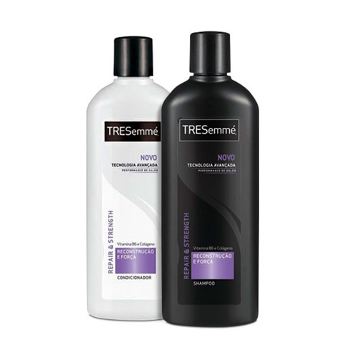 Shampoo Tresemmé Reconstrução e Força 400Ml e Condicionador 200Ml