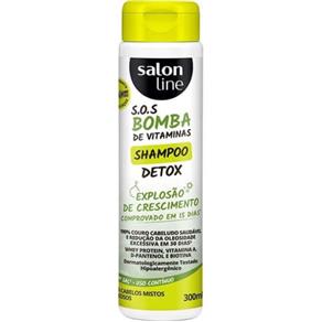 Shampoo Uso Diário Salon Line 300ml Sos Bomba Detox