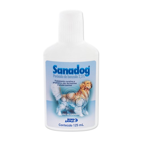 Shampoo Veterinário Sanadog com 125ml