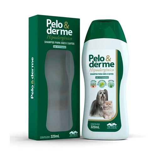 Shampoo Vetnil Pelo e Derme Hipoalergênico para Cães e Gatos 320ml