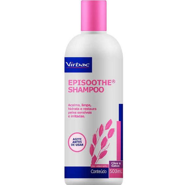 Shampoo Virbac Episoothe para Peles Sensíveis e Irritadas - 500 Ml