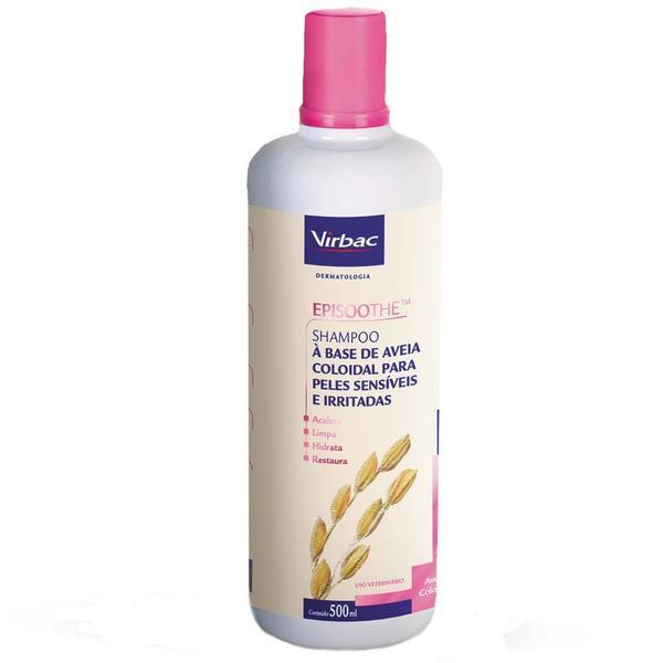 Shampoo Virbac Episoothe para Peles Sensíveis e Irritadas