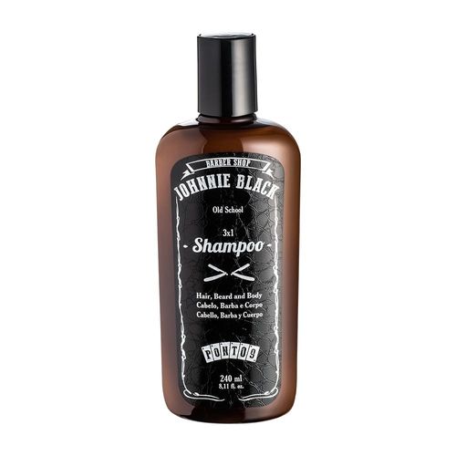 Shampoo 3x1 de Johnnie Black - para Cabelo, Barba e Corpo