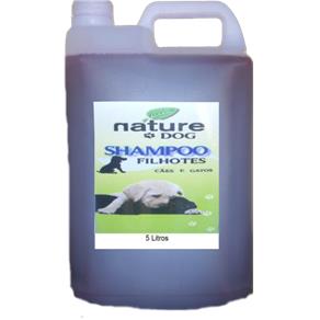 Shampoos Nature Dog Filhotes para Cães e Gatos - 5 Litros