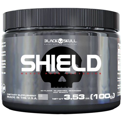 Shield - Pure Glutamine - 100g - Black Skull