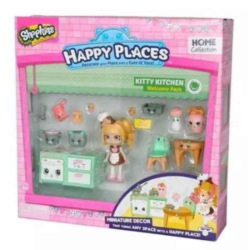 Shopkins Happy Places - Cozinha Gatinhos Kit Boas-vindas Dtc