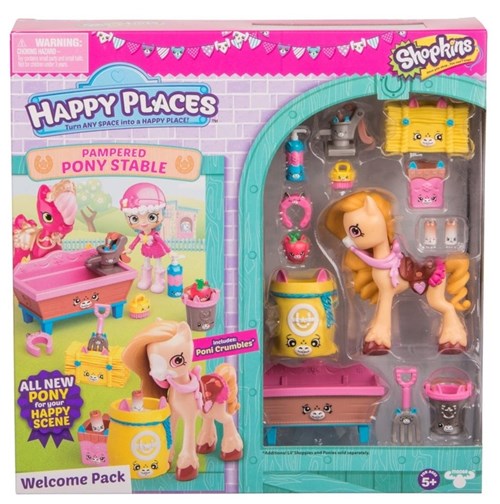 Shopkins Happy Places Kit Boas Vindas Série 2 Original Dtc (Estábulo da Pônei Mel)