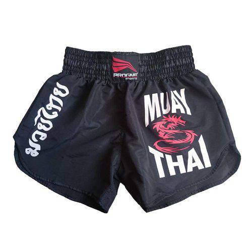 Short Muay Thai Feminino Preto