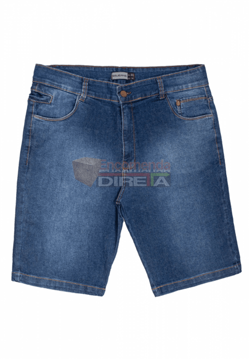 Shorts Jeans Bermuda Masculina Marca (Azul)