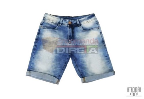Shorts Jeans Bermuda Masculina Marca Iii (Azul)