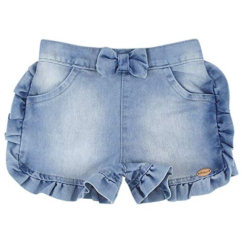 Shorts Look Jeans Babado Jeans - UNICA - G