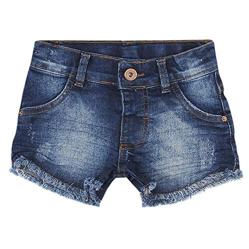 Shorts Look Jeans Barra Desfiada Jeans - UNICA - 01