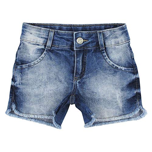 Shorts Look Jeans Barra Desfiada Jeans - UNICA - 16