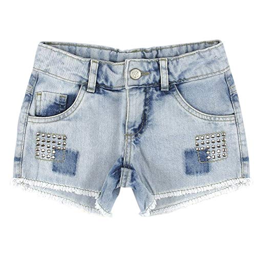 Shorts Look Jeans Barra Desfiada Jeans - UNICA - 6