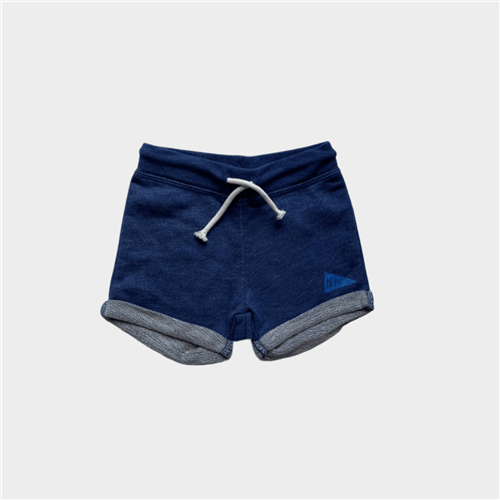 Shorts Moletom Azul H&m (9 Meses)